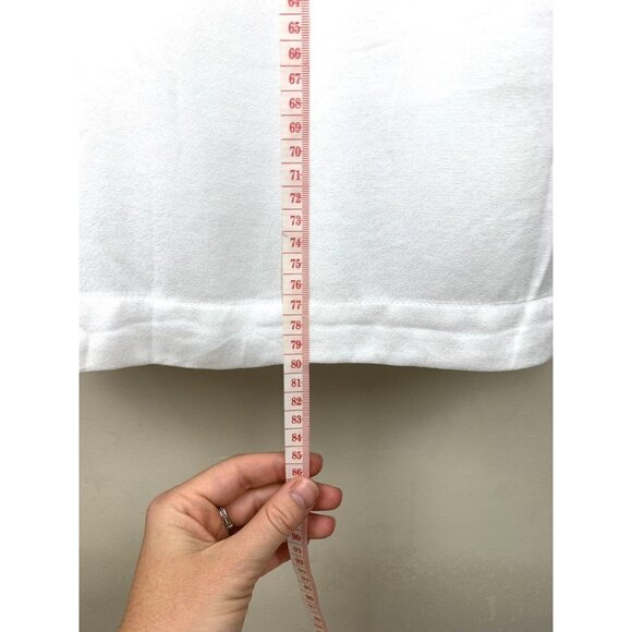 NWT! LOVER Moda Tie Front Mini Dress White Size 6 - Picture 14 of 14